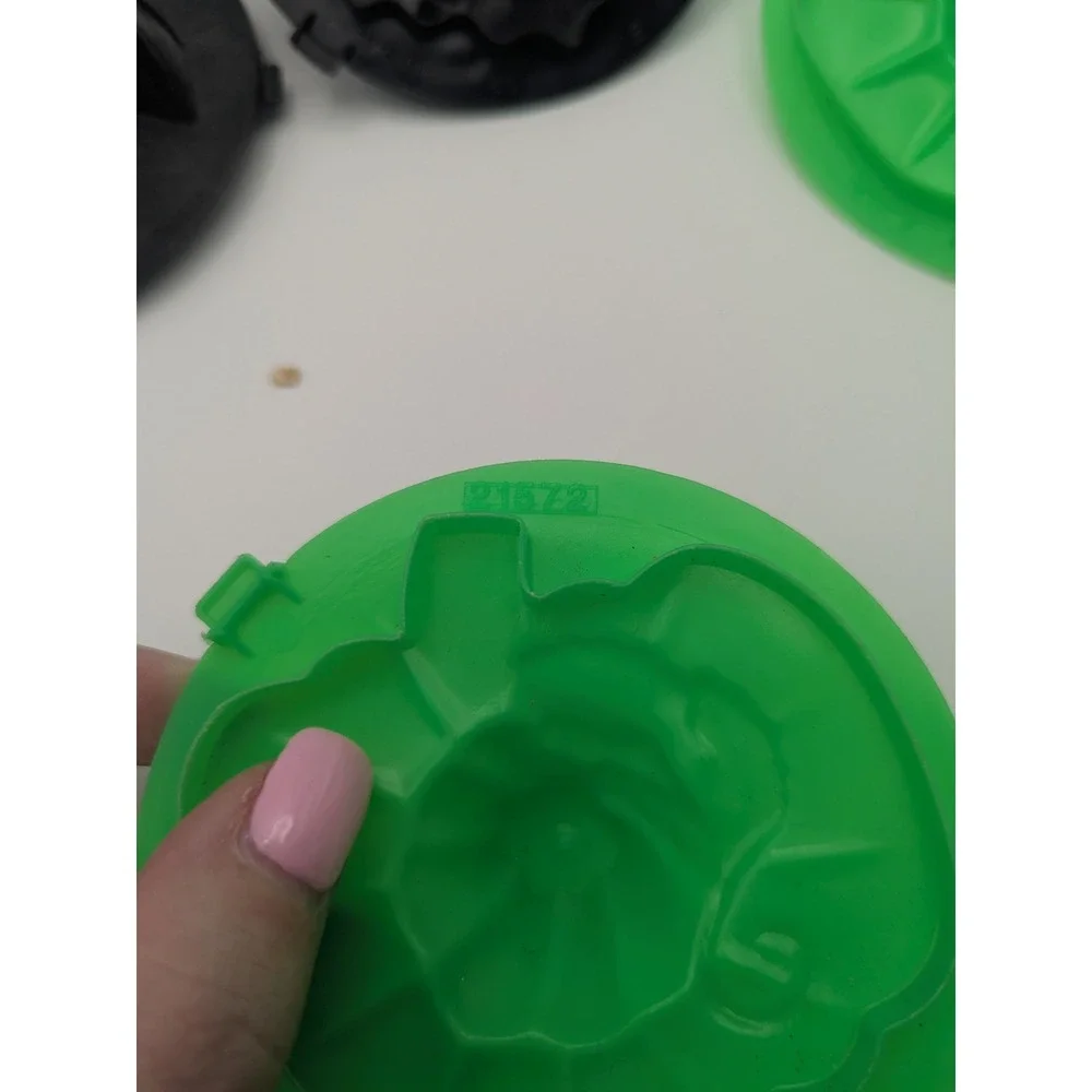 1990s McDonalds Halloween Meal Bucket Replacement Cookie Cutter Lid Pumpkin Bat‎